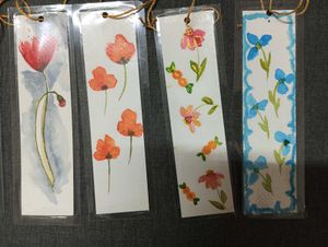 HAND PAINTED BOOKMARKS