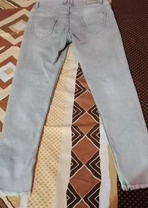 Spar _dex Super Skinny High Rise Grey Jeans For Women