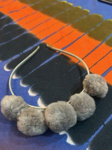 Pom Headbands - Black &amp; Gra