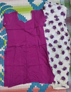Women's Pure Cotton Tailored Stitched Dress