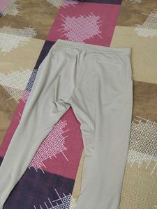 Beige Casual Pants