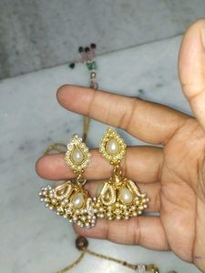Heavy Necklace With Earring
