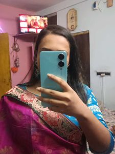 purple gorgeous saree