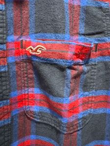 Hollister Checked Plaid Flannel Shirt