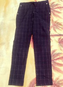 Black Check Pant