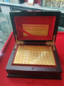 Gold Playing Cards Set Wth Box 🎁
