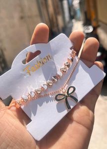 2 Line Pearl Plus Charm Bracelets
