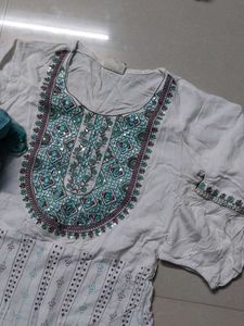 womens kurta pant set with dupatta