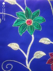 😍Beautiful Embroidery Saree😍