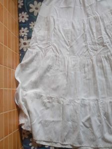 Long White Pinteresty Skirt
