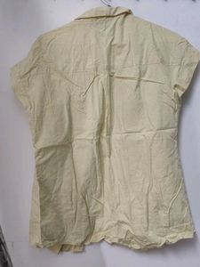 Light Yellow Short Sleeve Shirt