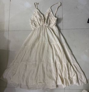 Cream Tiered Sundress