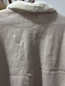 Sherpa Collar Button-Down Jacket