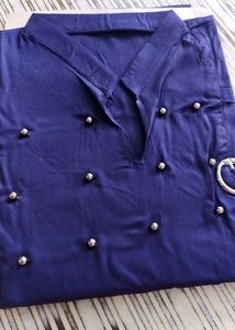 Women Fashionable Round Neck Kurti