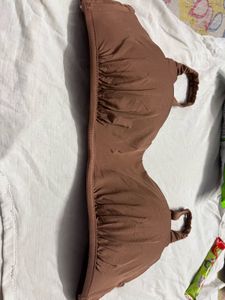 Calzidonia Branded Brown Padded Bra
