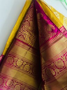 Beautiful Kanchi Pattu Gold Saree
