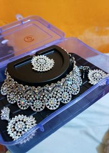 Sparkling Rhinestone Jewelry Set