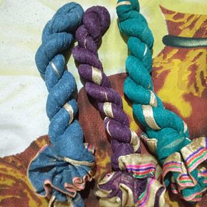 New Sparkly Dupattas - Blue, Purple &amp; Green