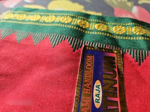 Red Pure Cotton Gamchhas