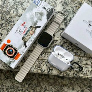 ultra Watch With  3 In 1 Combo