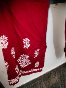 MAROON CHIKANKARI PALAZZO😍✨