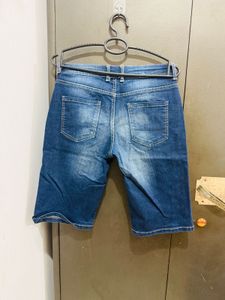 Denim Bermuda Shorts