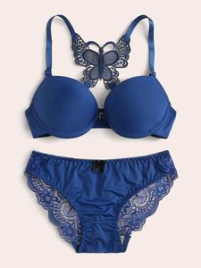 Blue Bra &amp; Panty Set
