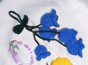 Handmade Crochet Bell Flower
