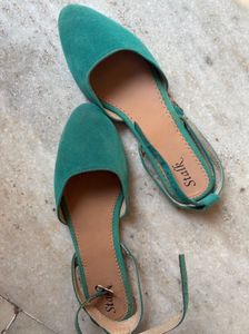 Green Flats &amp; Sandals