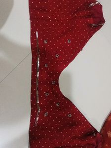 red saree