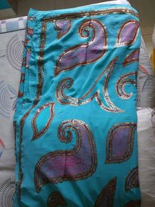 Semi Heavy Work Saree