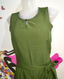 Green Casual Dress 💚