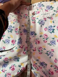 Floral Print Jeans..!
