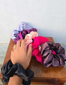 Satin Scrunchie Set