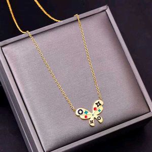 Butterfly Pendant Necklace  Anti tarnish beautiful