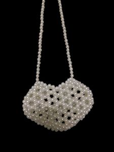Beaded Heart ❤️ Shape Bag