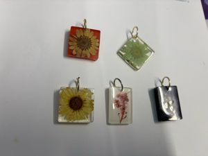 resin real flowers