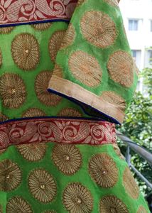 Parrot Colour Ethnic Gown