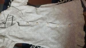 Vintage Floral Button-Down Mini Dress