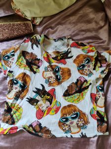 Funky Printed Zara Top