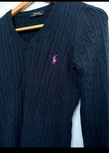 Polo Ralph Lauren Navy Blue Knitted Jumper