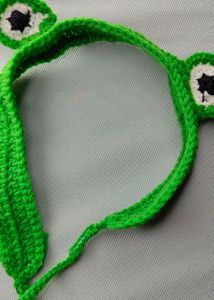 Crochet Frog Headband