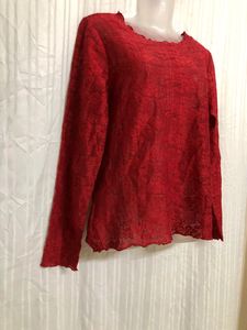 Red Full Sleeve Top