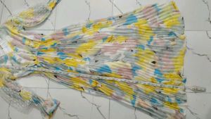 Floral Print Fabric Piece