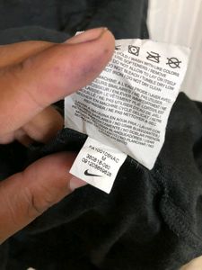 NIKE Dri Fit Full Zip Up Black Hooded Jacket