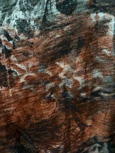 Stylish Print Cold Shoulder Top