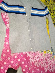 women winter lycra shrug open buttoned