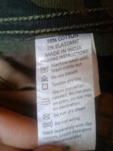 Camouflage Print Pants