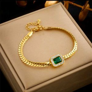 Emerald Gold Bracelet