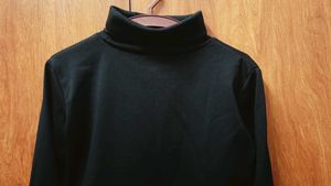 Classic Black Turtleneck Sweater